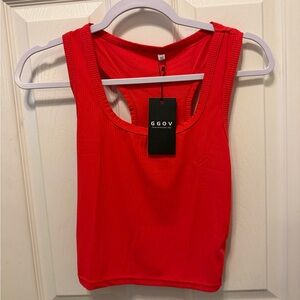 Vibrant Red Women's Tank Top